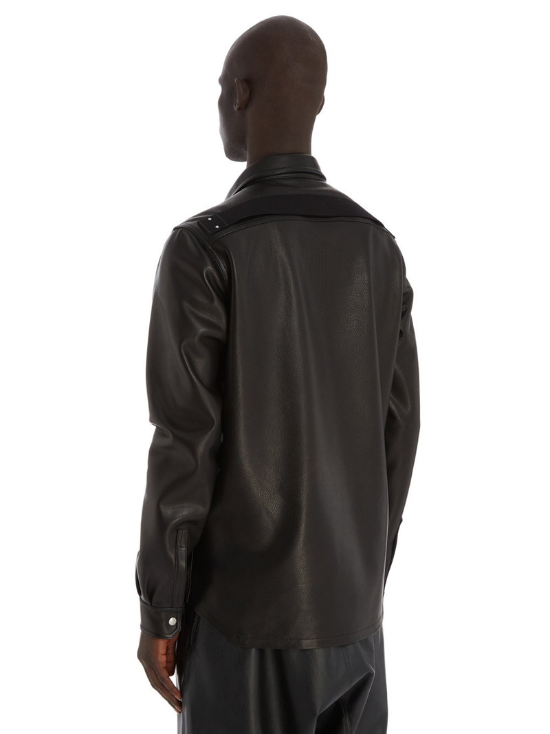 Rick Owens Leather Overshirt 3