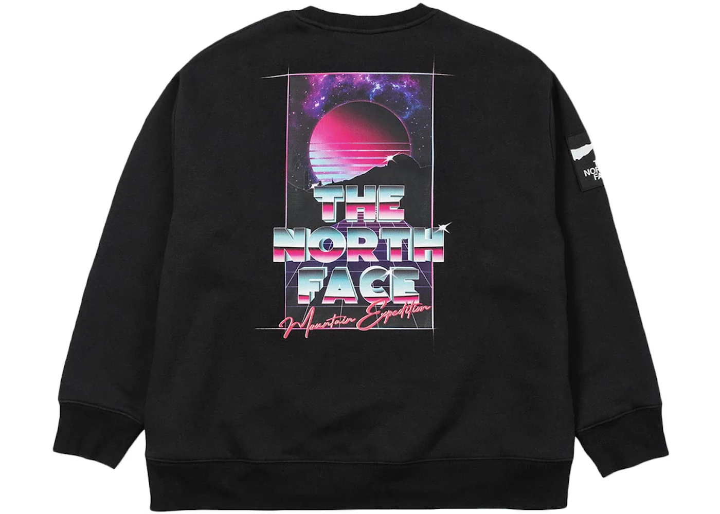 The North Face x INVINCIBLE Printed Graphic Crew Sweatshirt Black - 1