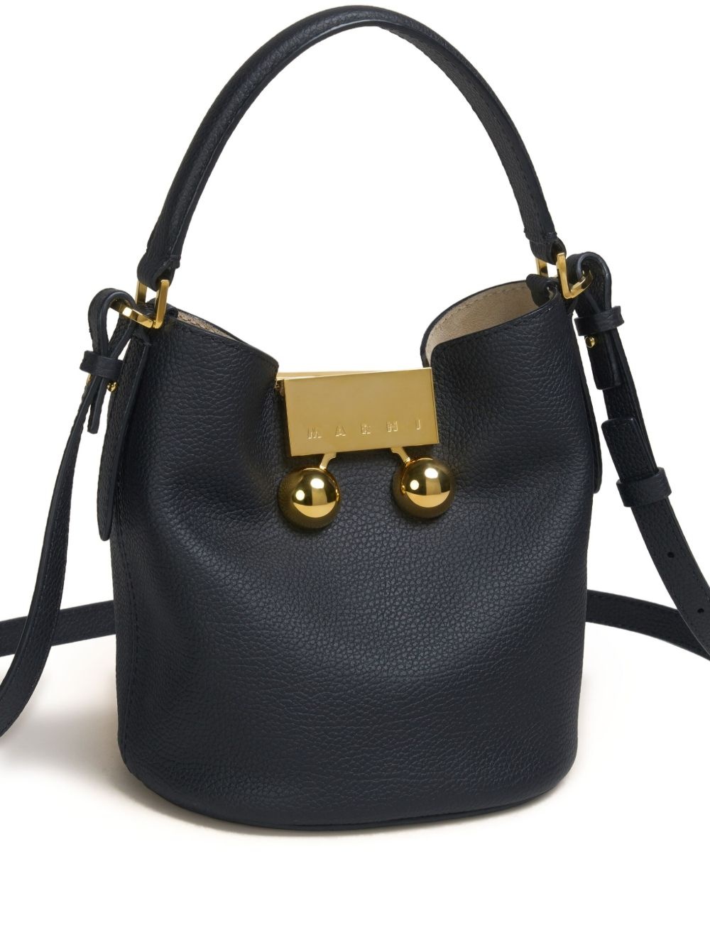 Trunkaroo pebbled-leather bucket bag - 5