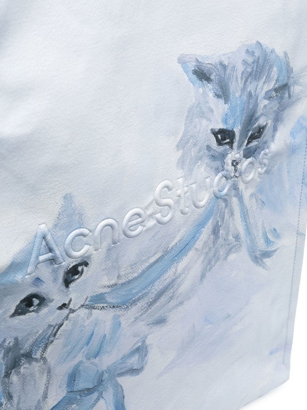 logo-detail cat-print tote bag - 4