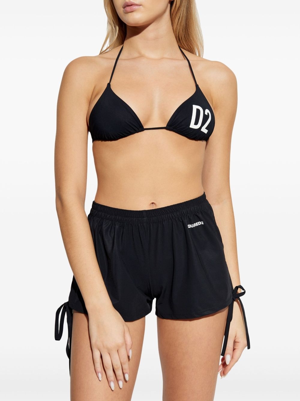 logo-print shorts - 3