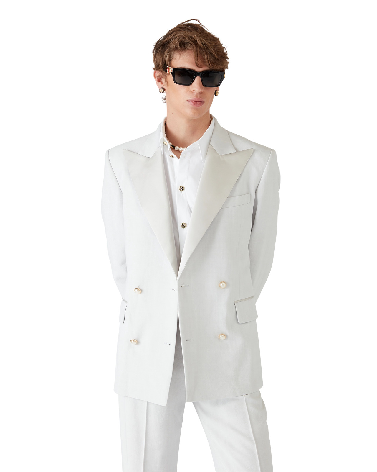 Double Breasted Tuxedo Jacket | Casablanca Paris - 3