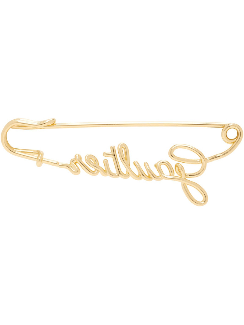 Jean Paul Gaultier Gold 'The Gaultier' Brooch outlook