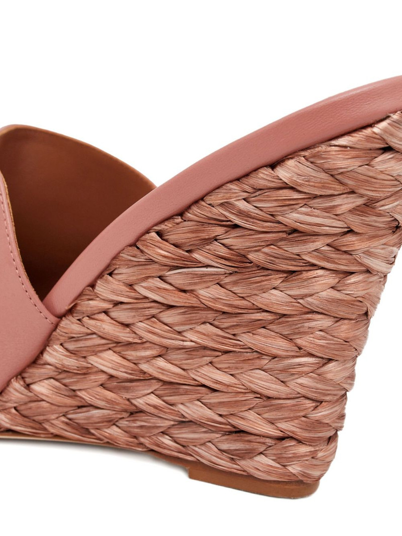 raffia wedge sandals 4