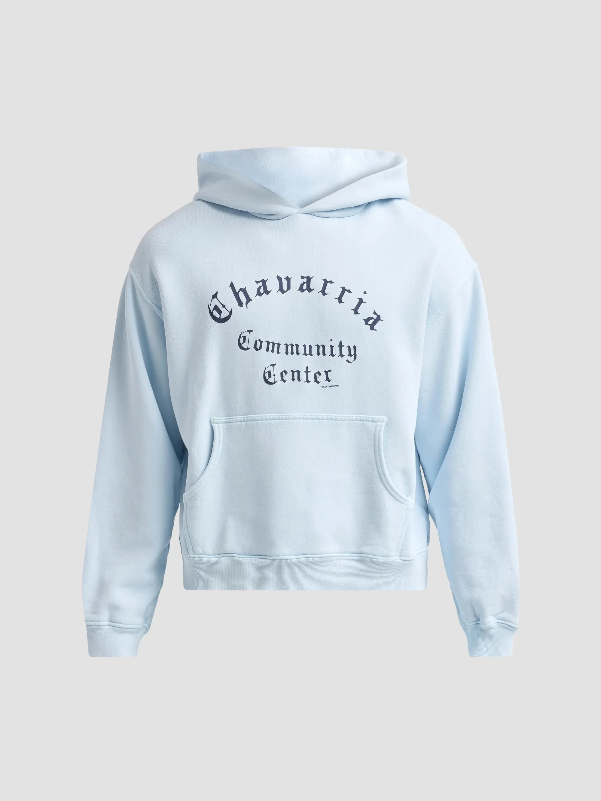 Men's Chavarria Community Center Cotton Hoodie - Uniform Blue - 1