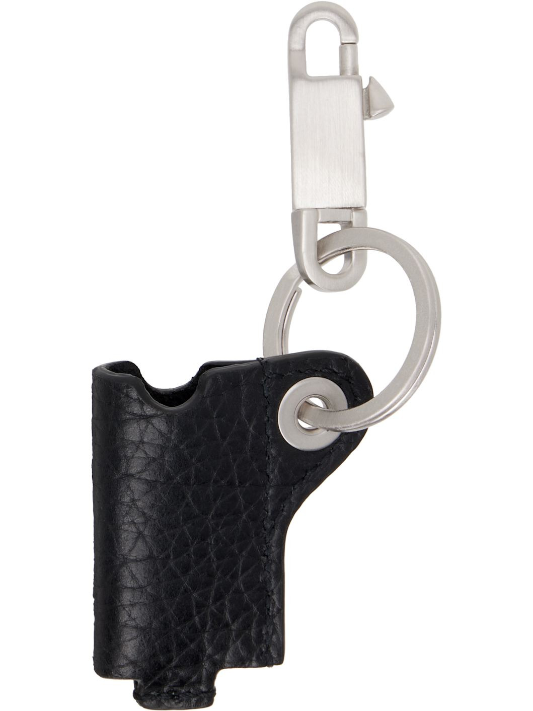 Silver & Black Concordians Mini Lighter Holder Keychain - 2