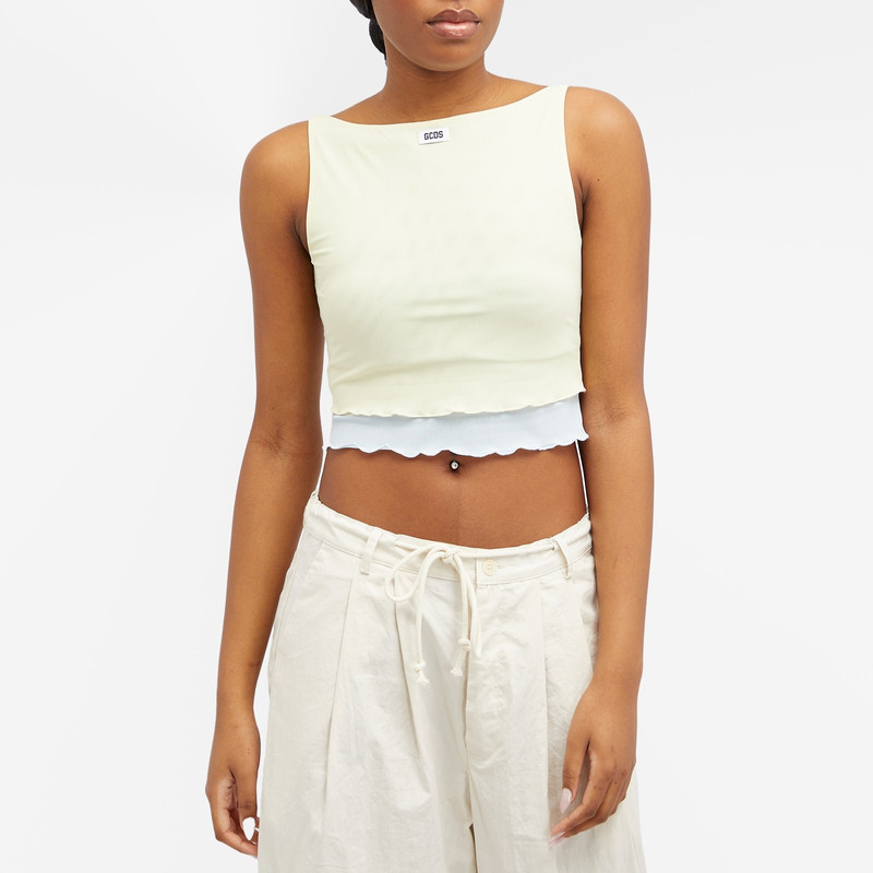 GCDS GCDS Tulle Tank Top outlook