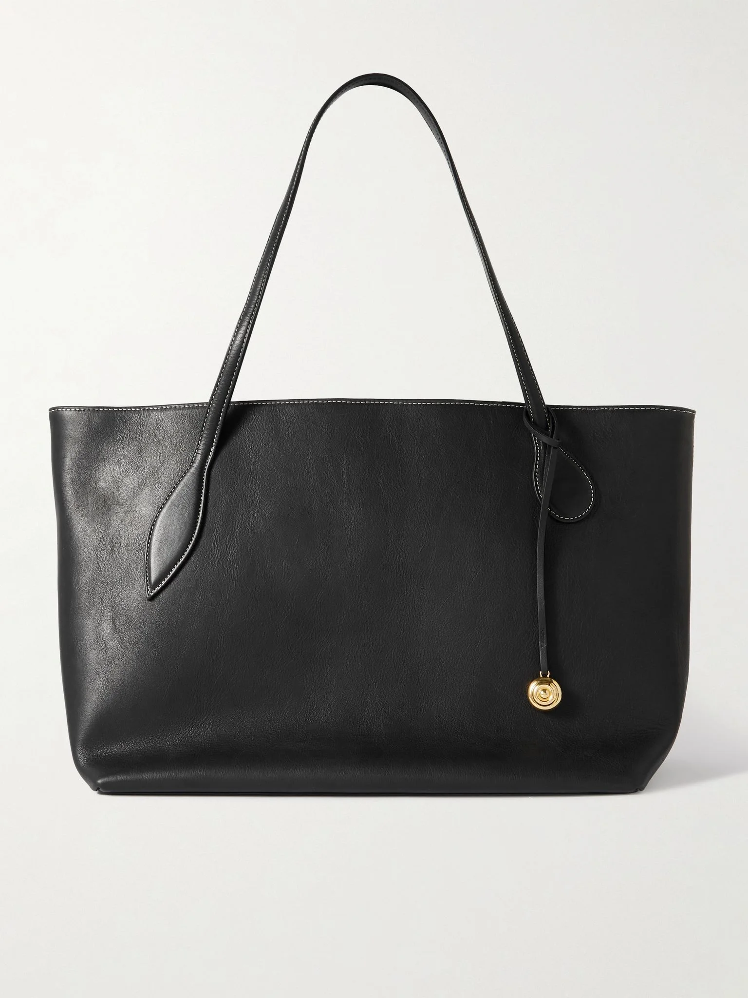 Sprout large leather tote Black - 1