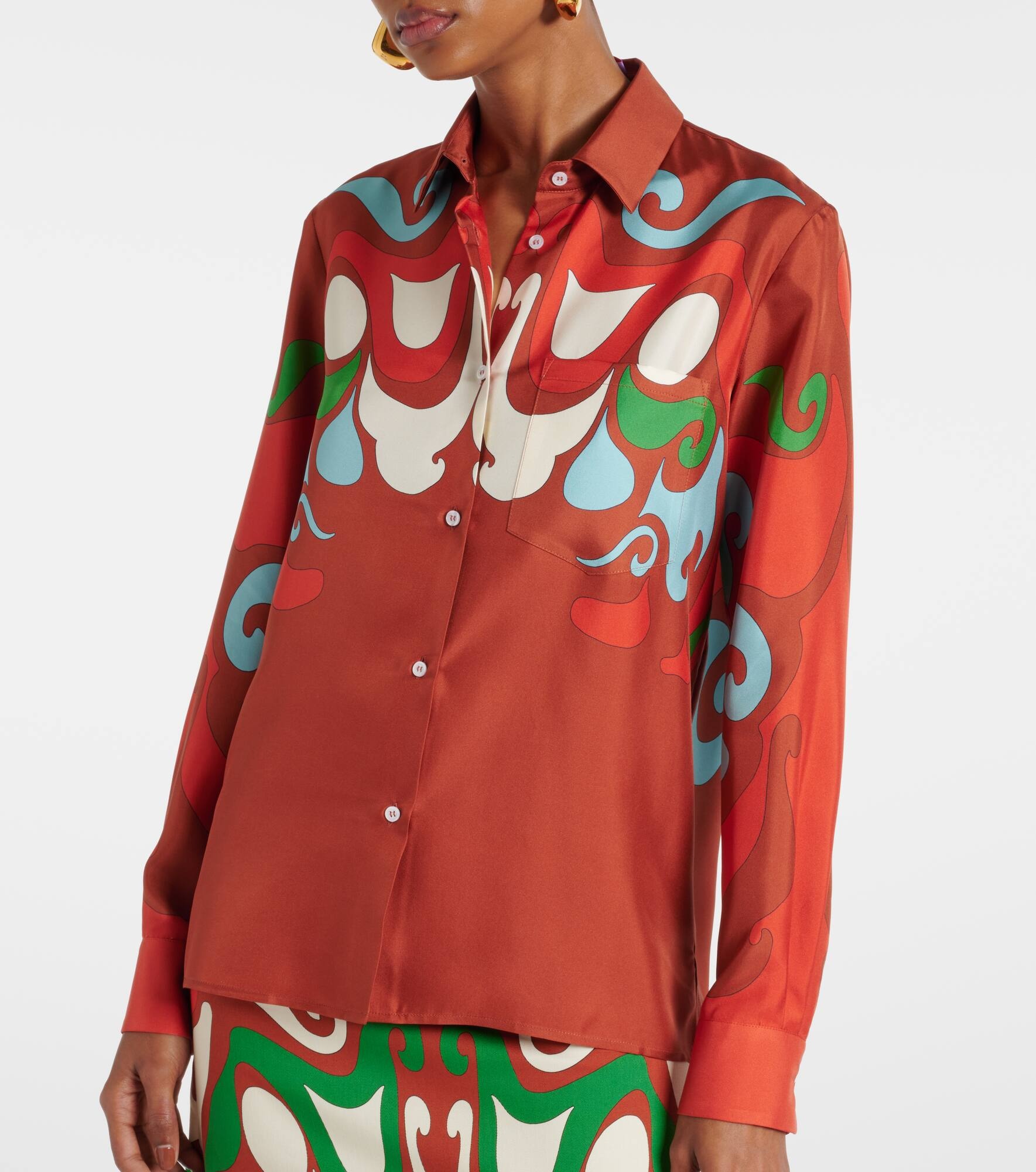 Boy silk twill shirt - 6