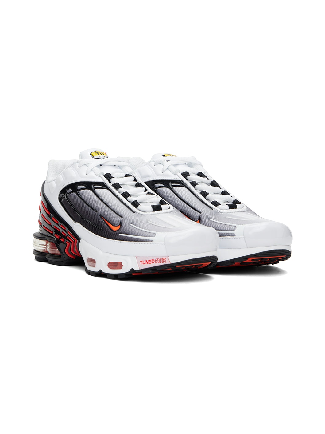 White & Gray Air Max Plus 3 Sneakers - 4