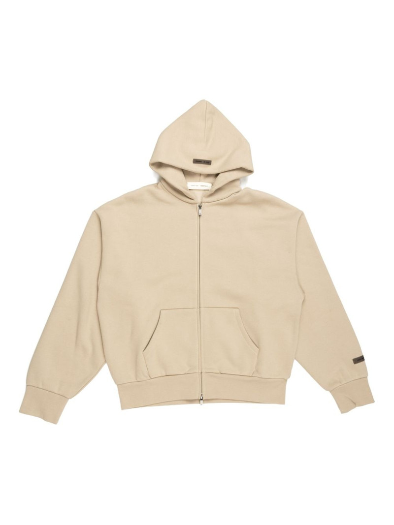 zip-up fleece hoodie 1