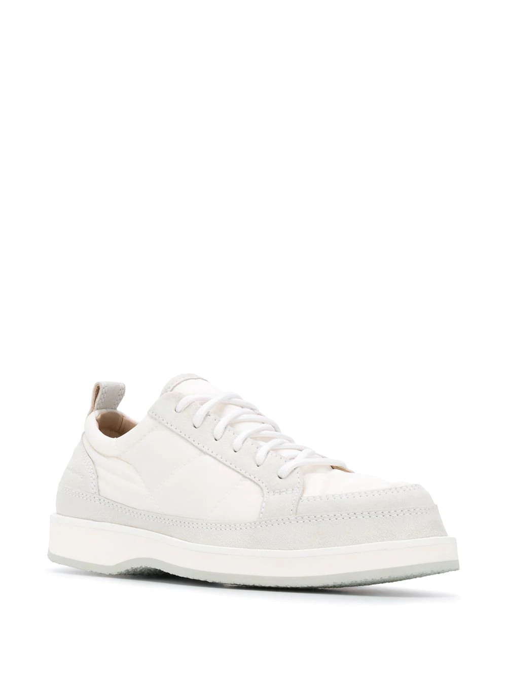 white Les Baskets suede sneakers - 2