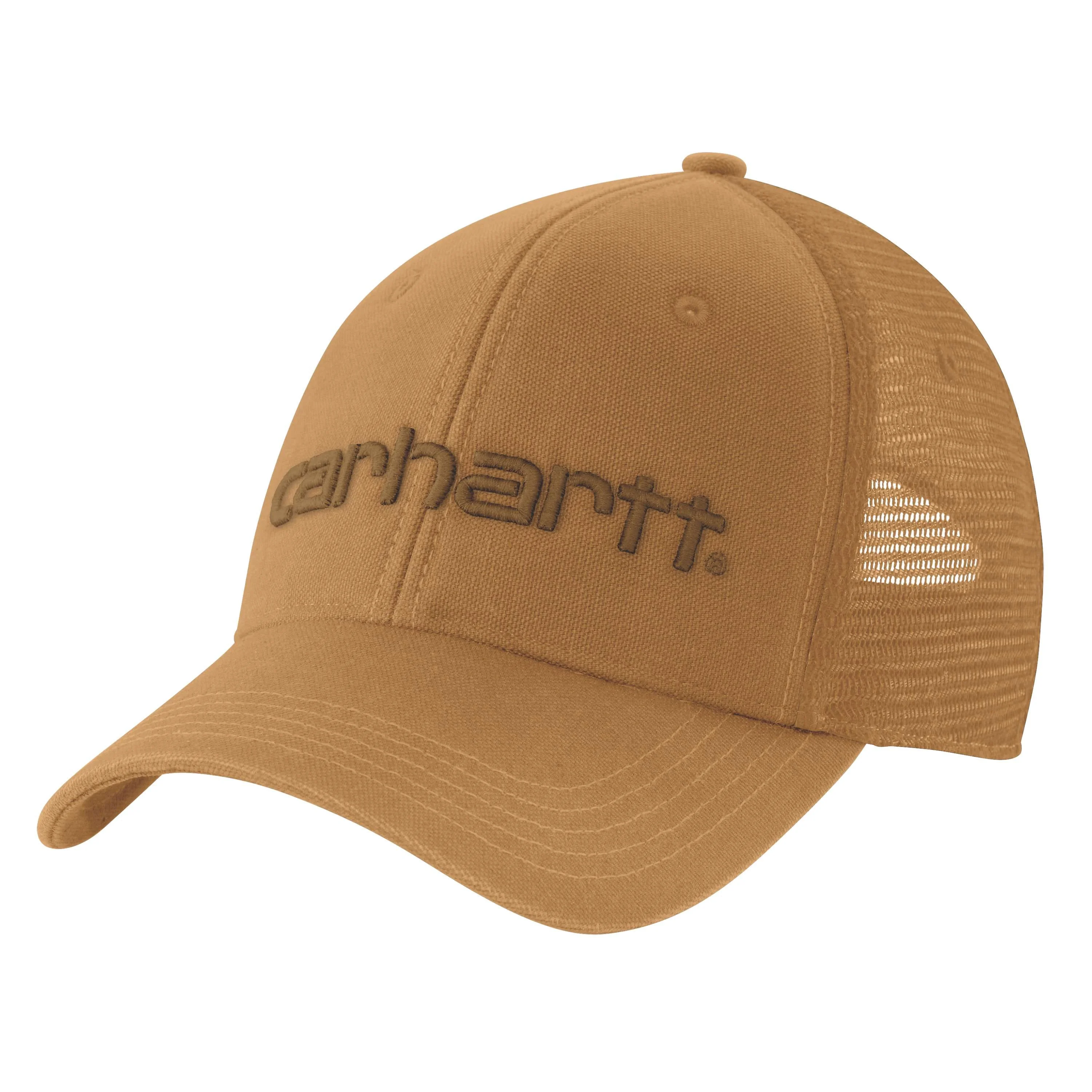 Canvas Mesh-Back Logo Graphic Cap - 1