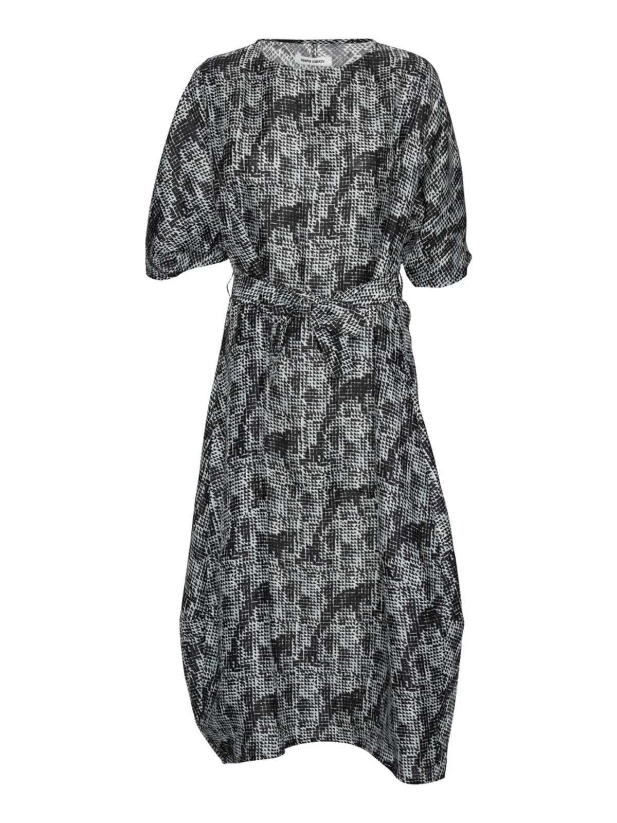 FROWN SILK DRESS - JUMPING GENTS - 1