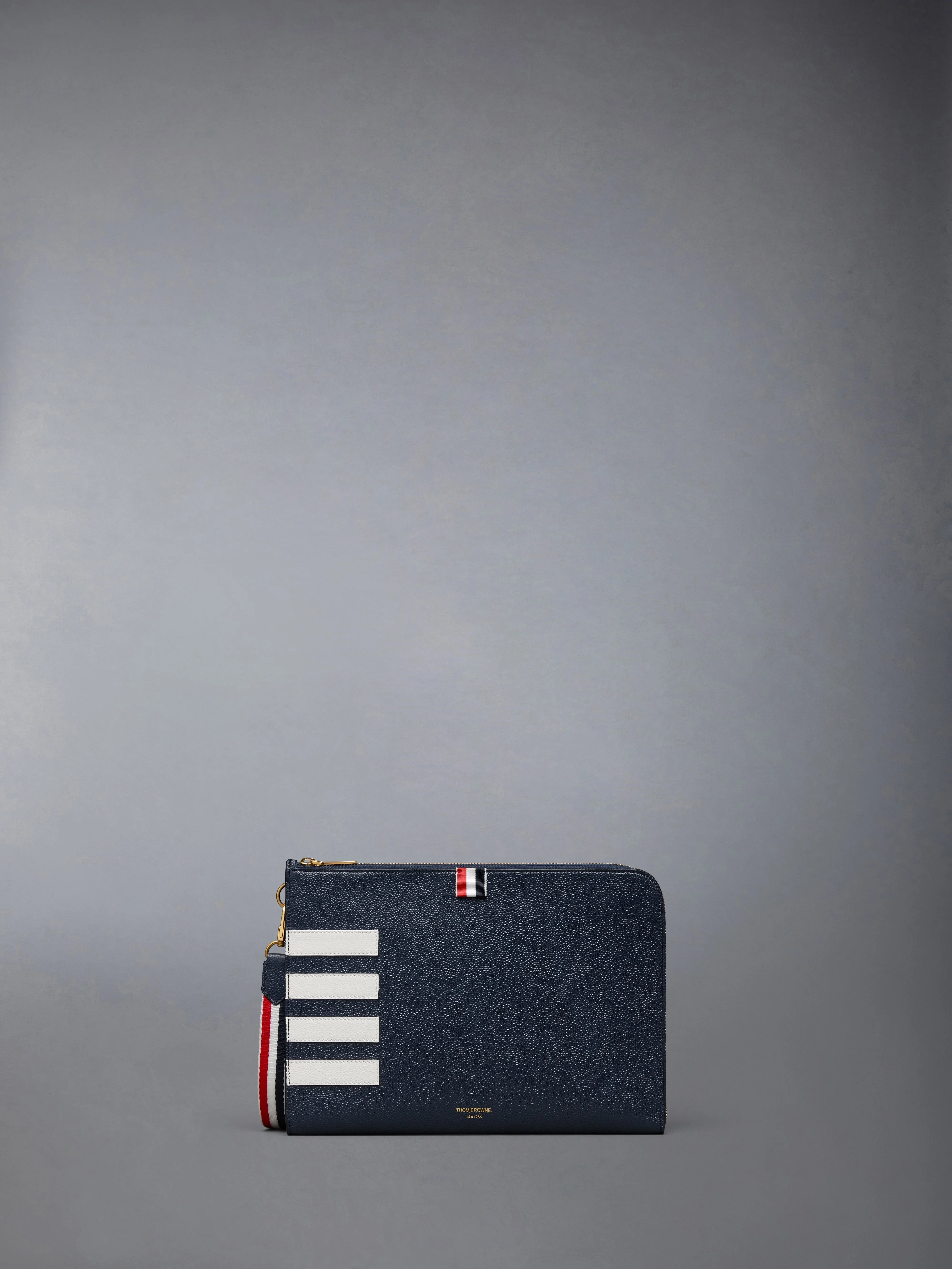 PEBBLE GRAIN 4-BAR GUSSET FOLIO - 1