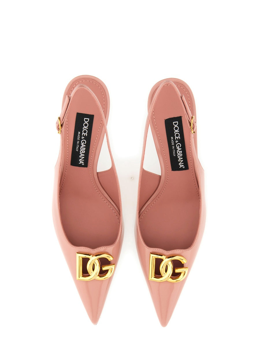 Dolce & Gabbana Women Leather Slingback - 4