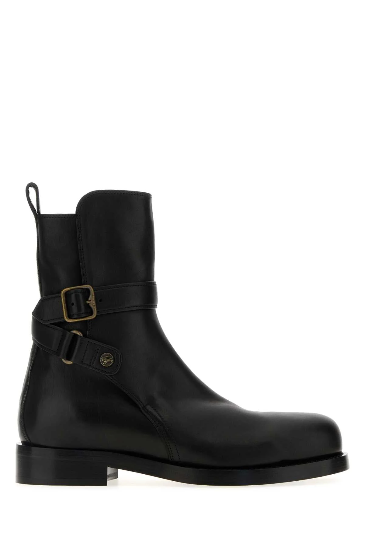 Burberry Men Black Leather Boots - 1