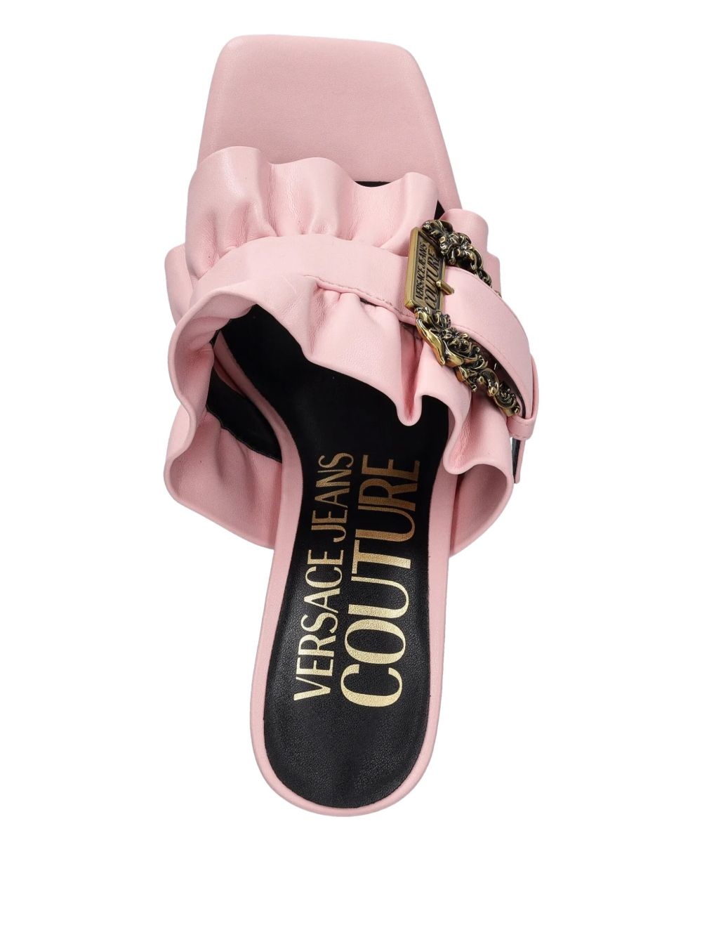 ruffle-detail mules - 4