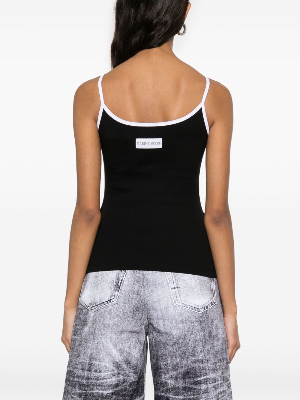 Moon Logo Ribbed tank top - 4