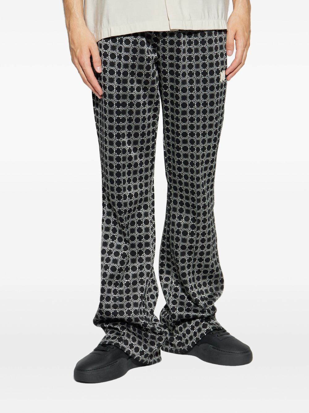 drawstring track pants - 3