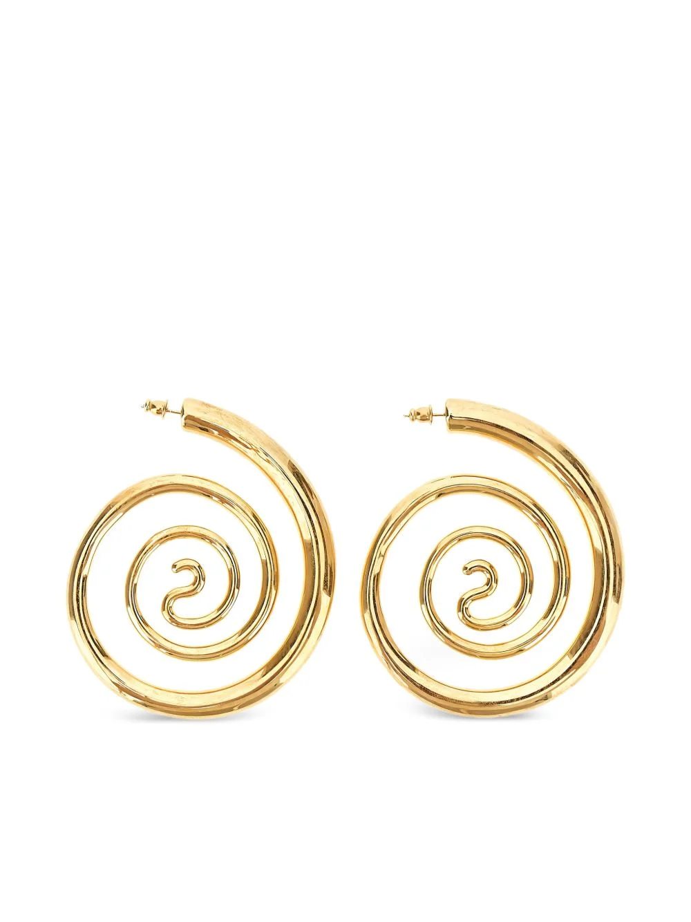 Spiral Serpent hoops earrings - 1