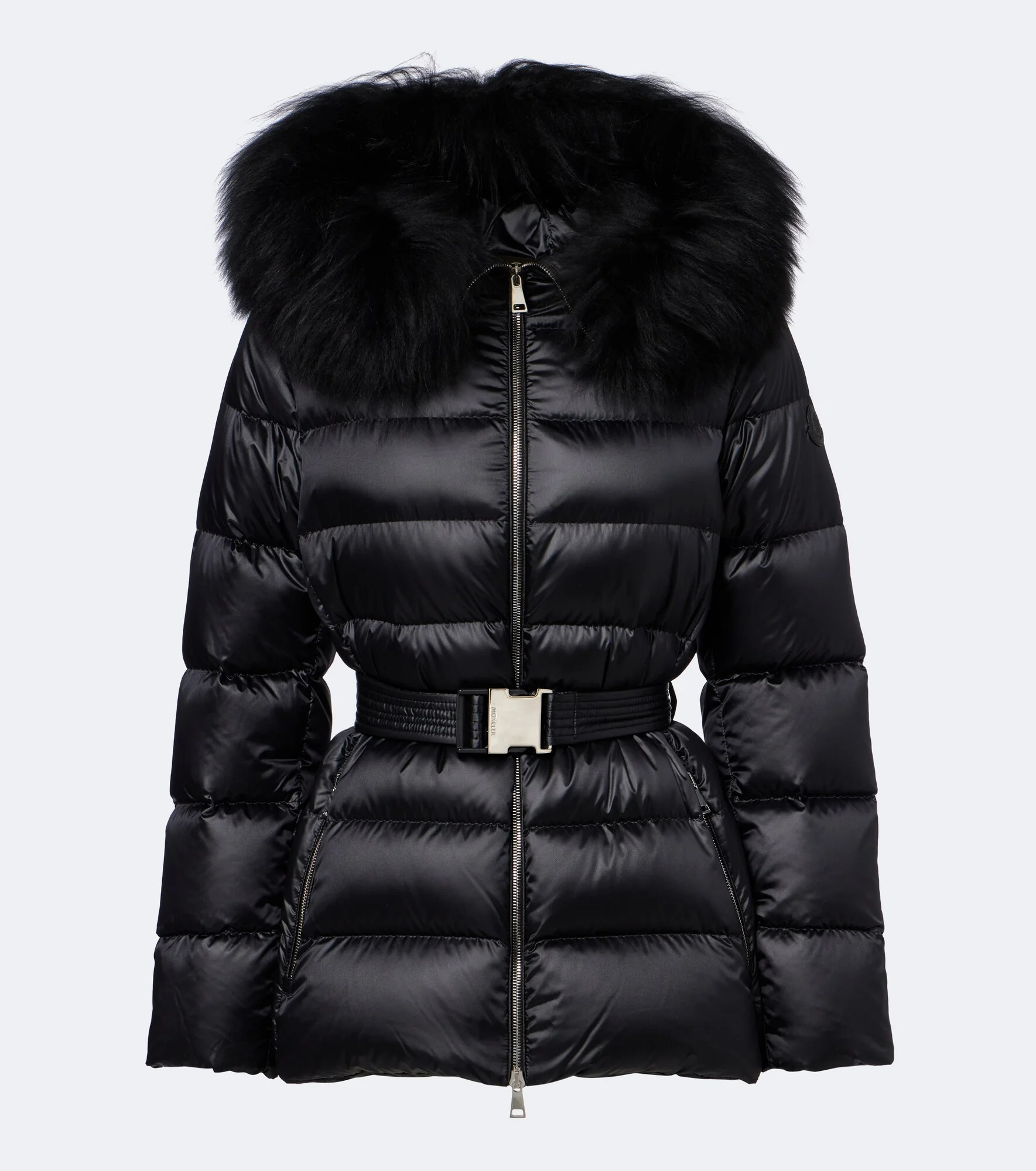 Cupidones shearling-trimmed down jacket - 1