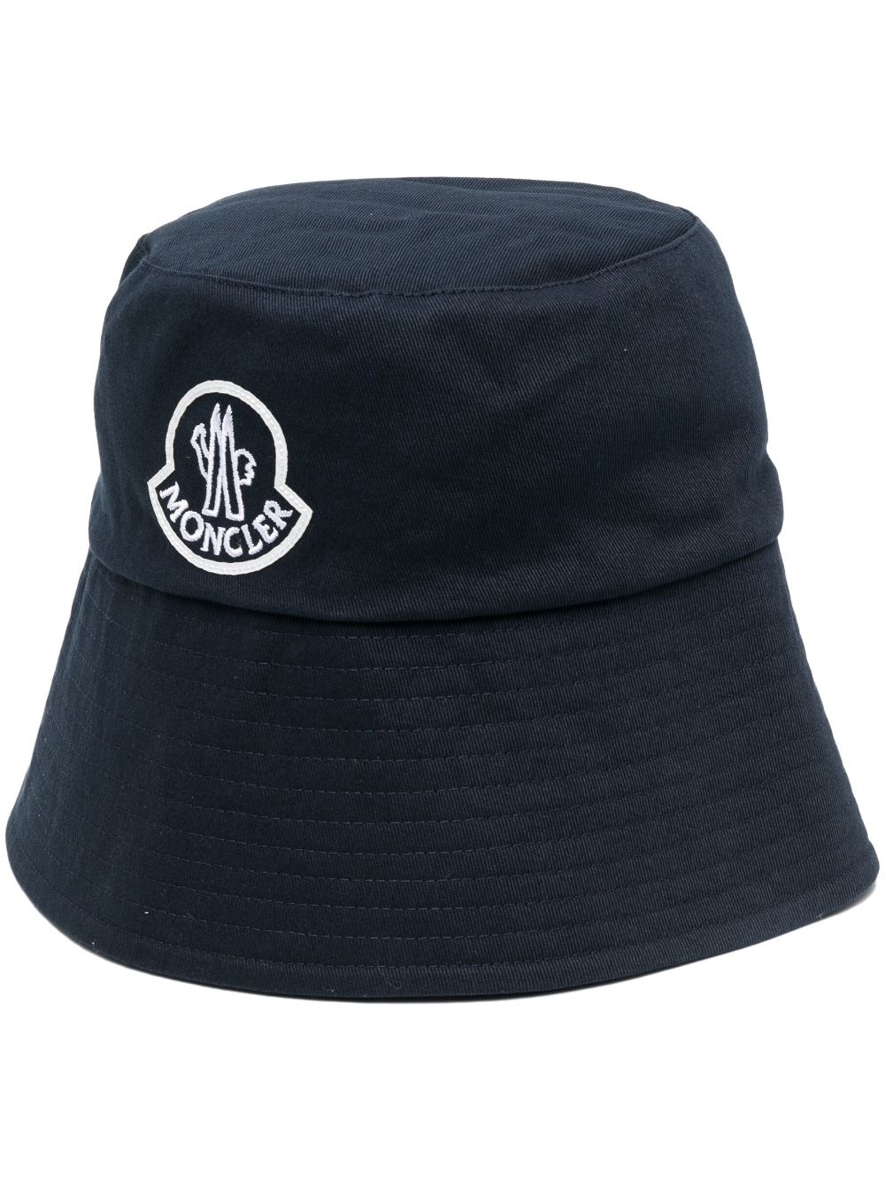 embroidered-logo bucket hat - 1
