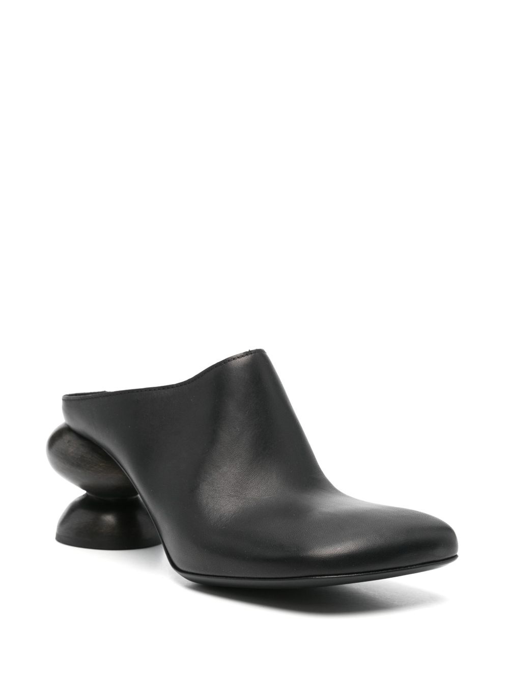 70mm sculpted-heel mules - 2