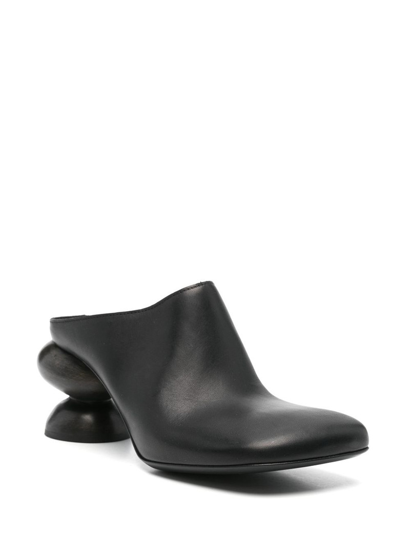 UMA WANG 70mm sculpted-heel mules outlook