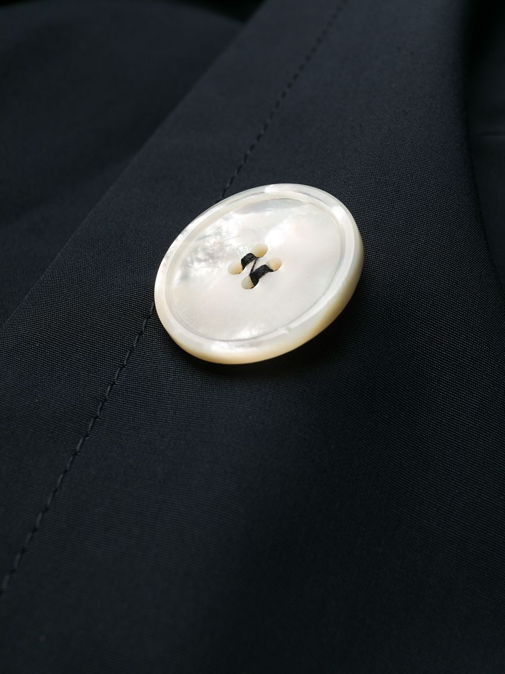 single-breasted belted trench coat - 7