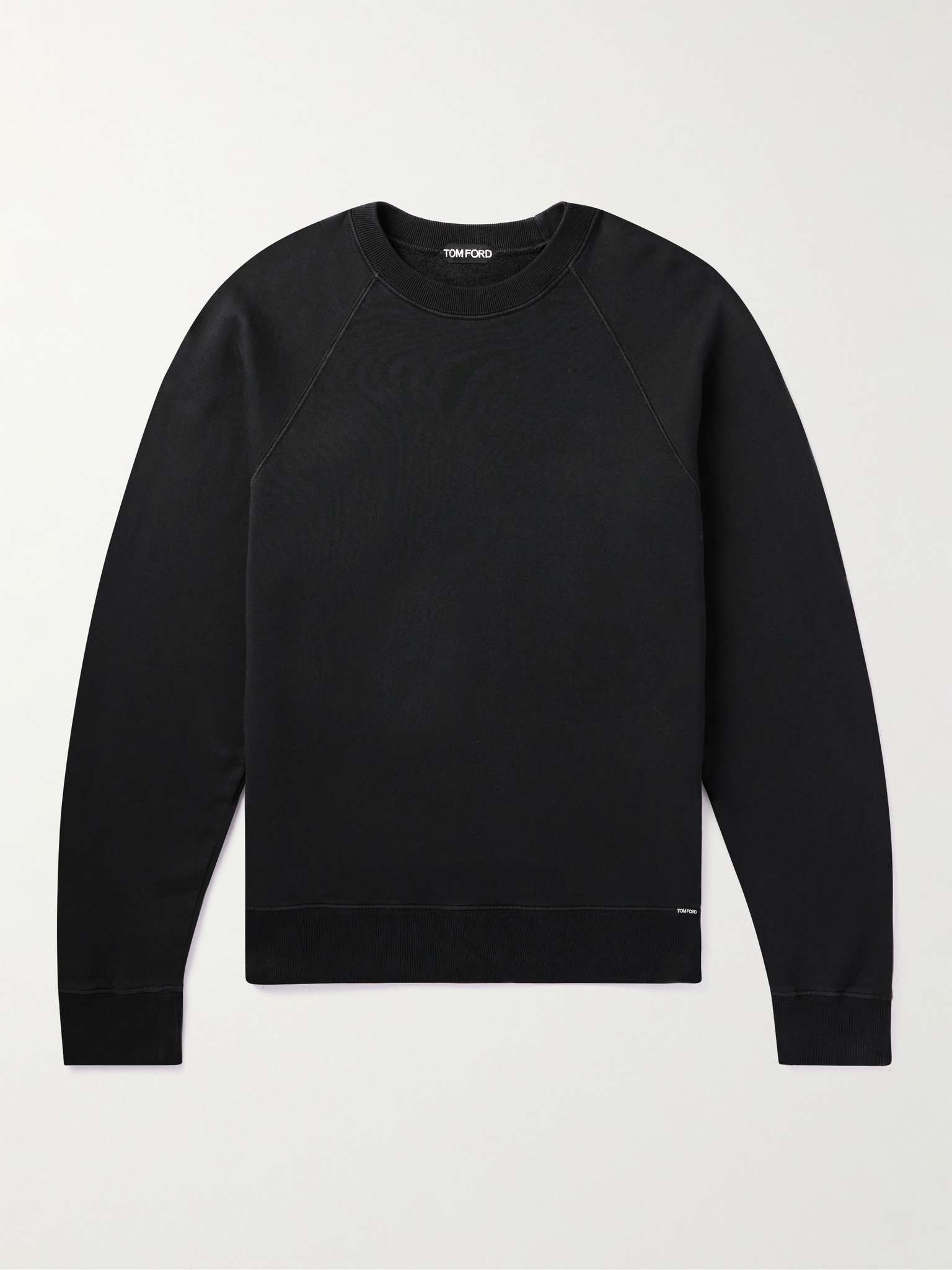 Garment-Dyed Cotton-Jersey Sweatshirt - 1