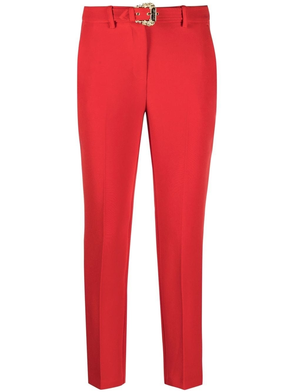 belted cropped trousers - 1