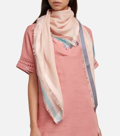 Loro Piana Soffio Rainbow cashmere and silk scarf outlook