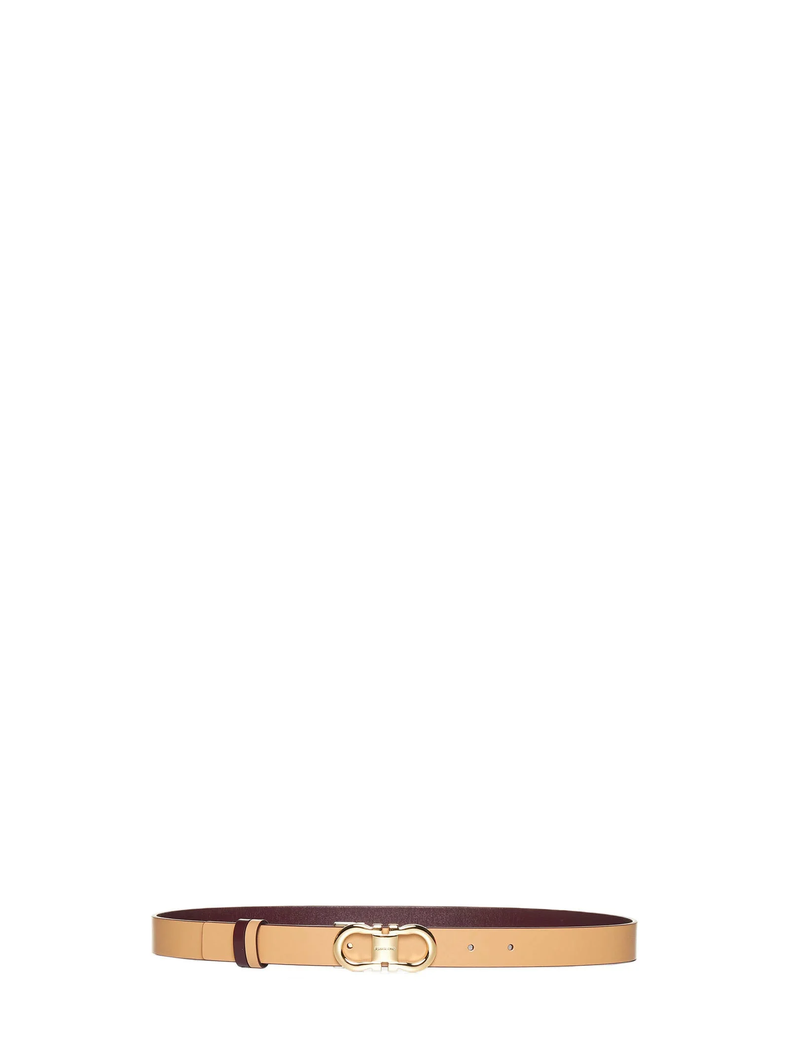 Reversible and adjustable Gancini belt - 1