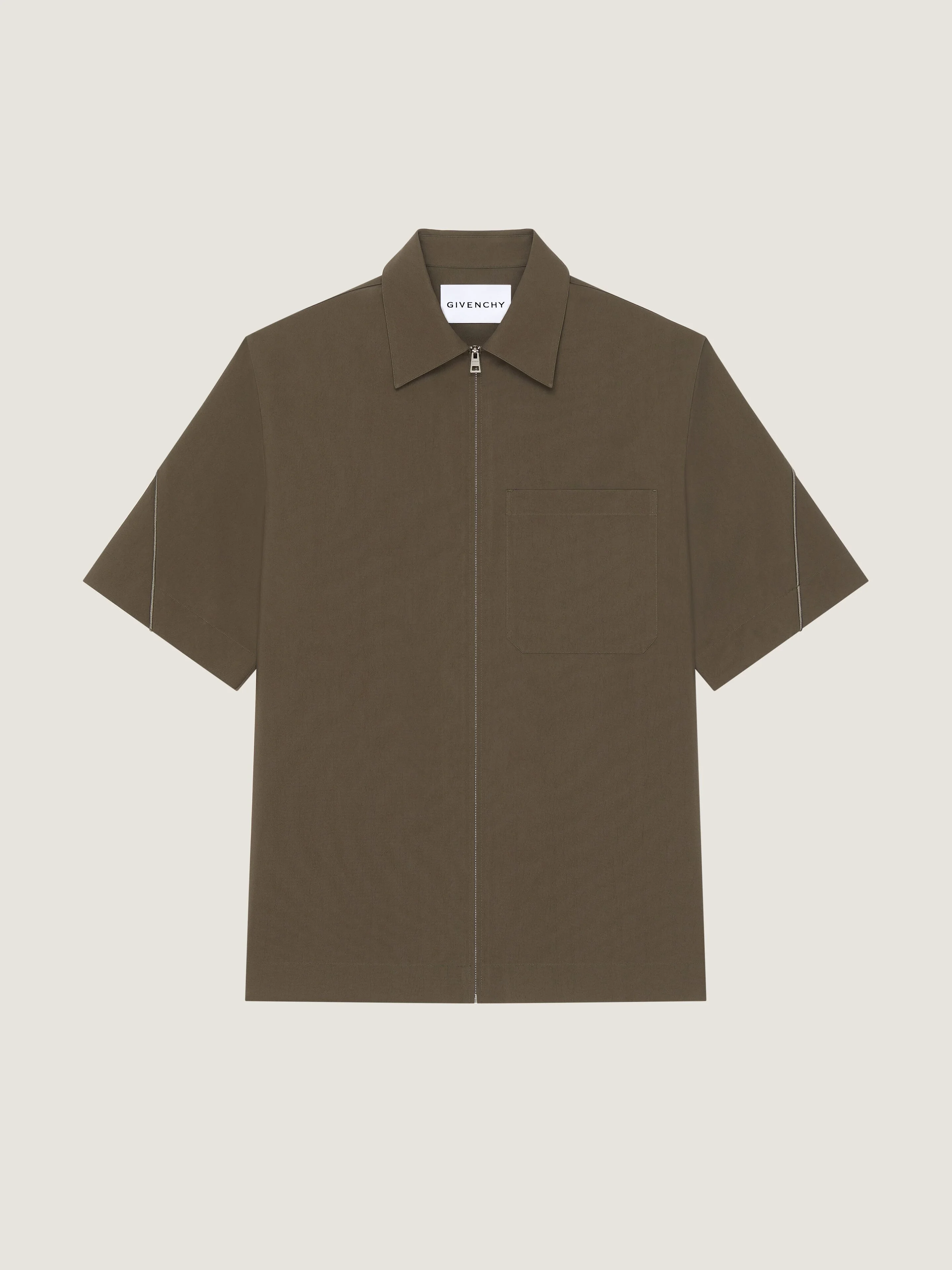 COUTURE SEAM ZIPPED SHIRT - 1