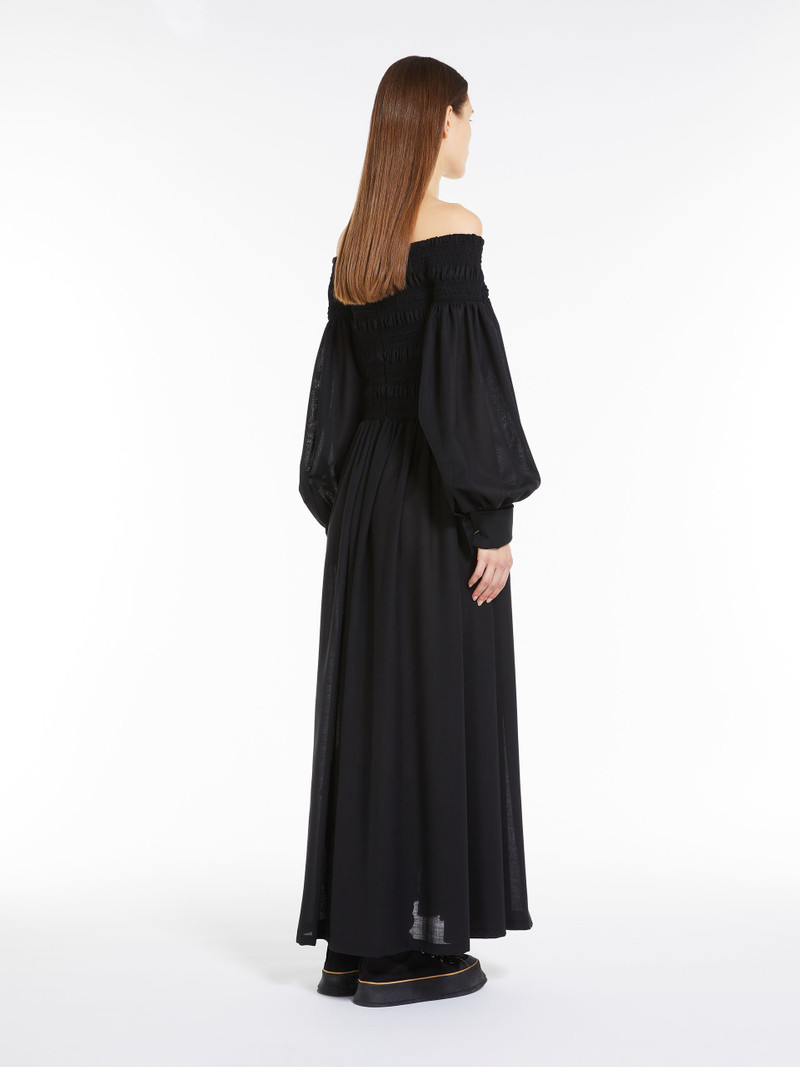 MANU Off the shoulder wool dress 4