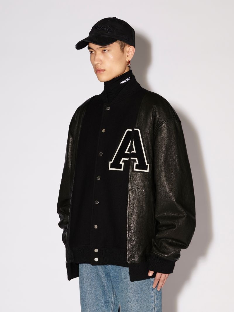 A' PATCH VARSITY JACKET - 6