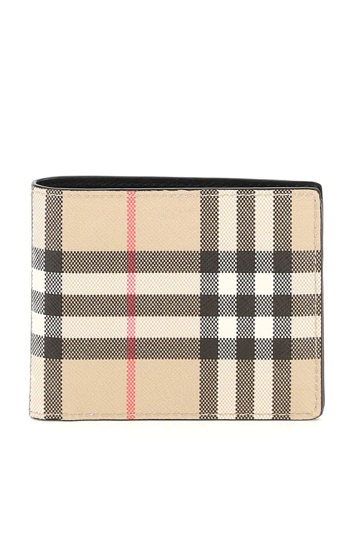 VINTAGE CHECK BI-FOLD WALLET - 1