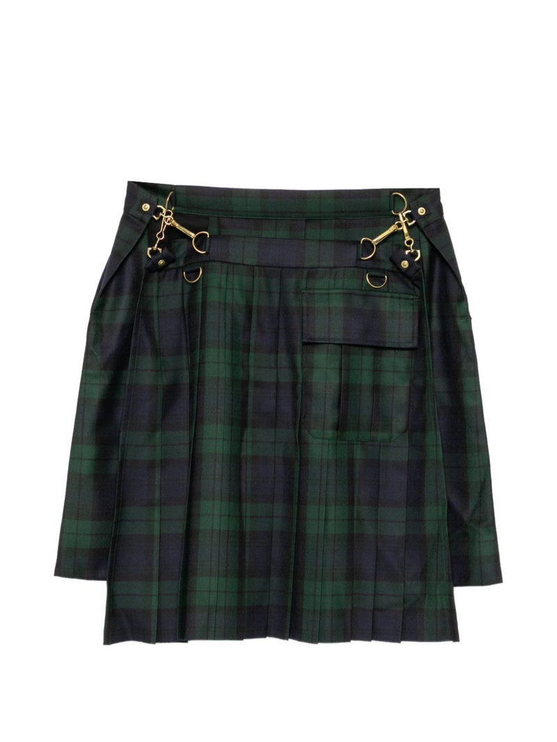 UNDERCOVER pleated mini skirt outlook