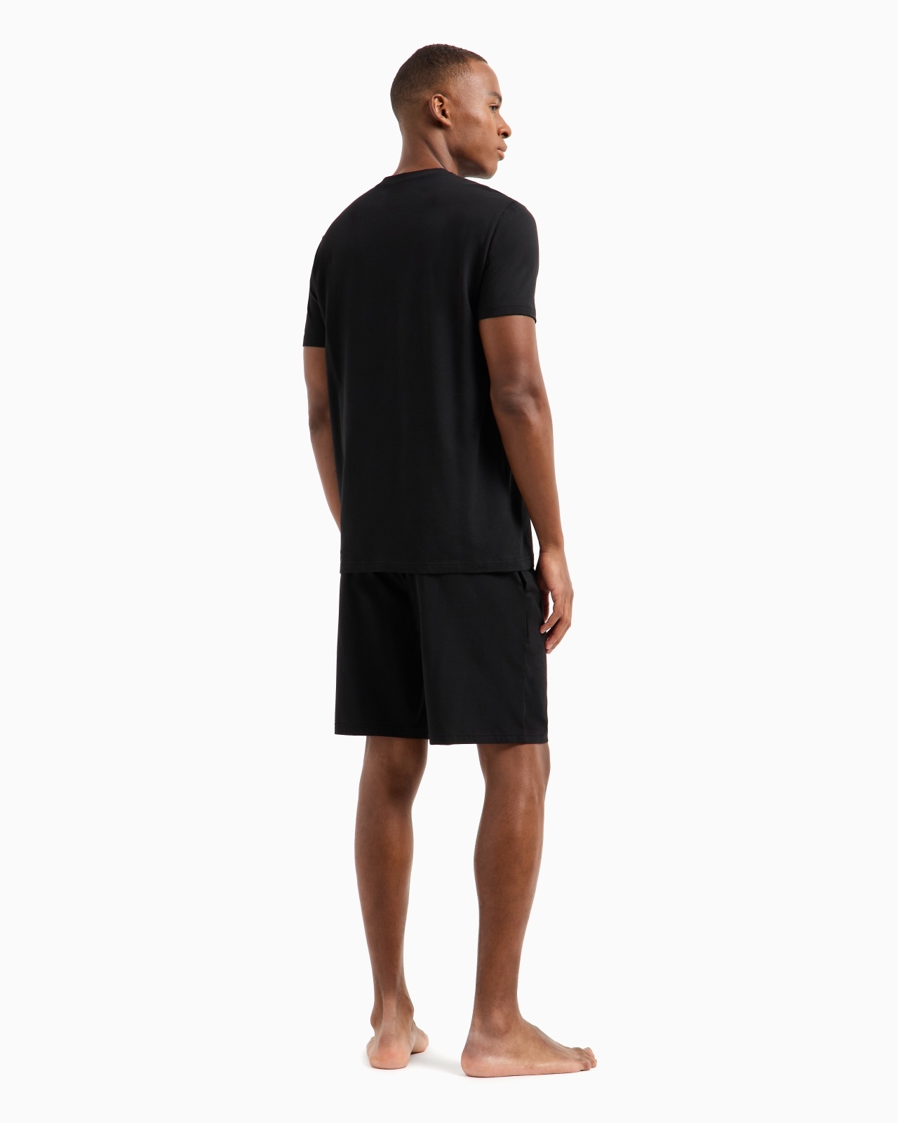 ASV MEGALOGO ORGANIC-COTTON PYJAMAS WITH BERMUDA SHORTS - 3
