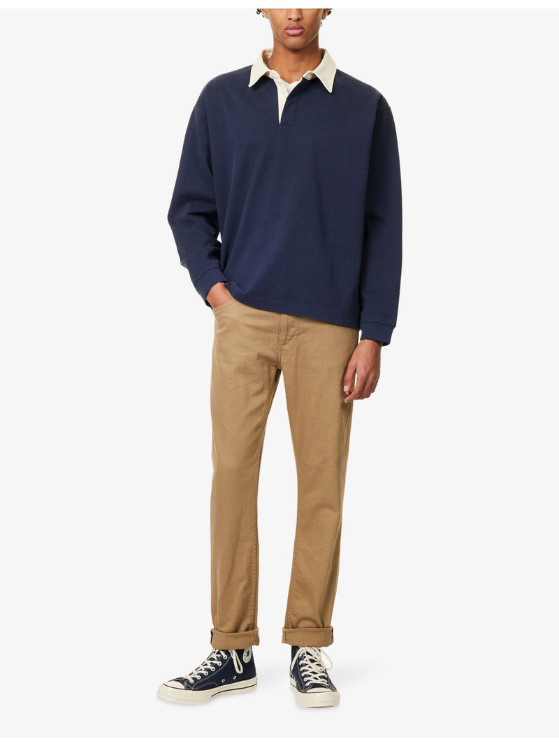 Nudie Jeans Lean Dean Straight-Leg Stretch-Denim Jeans outlook