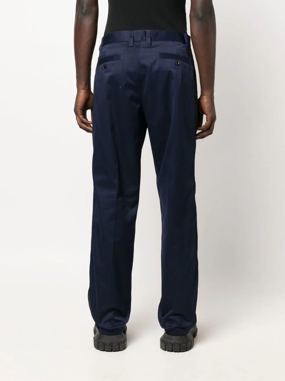 straight-leg cargo trousers - 4