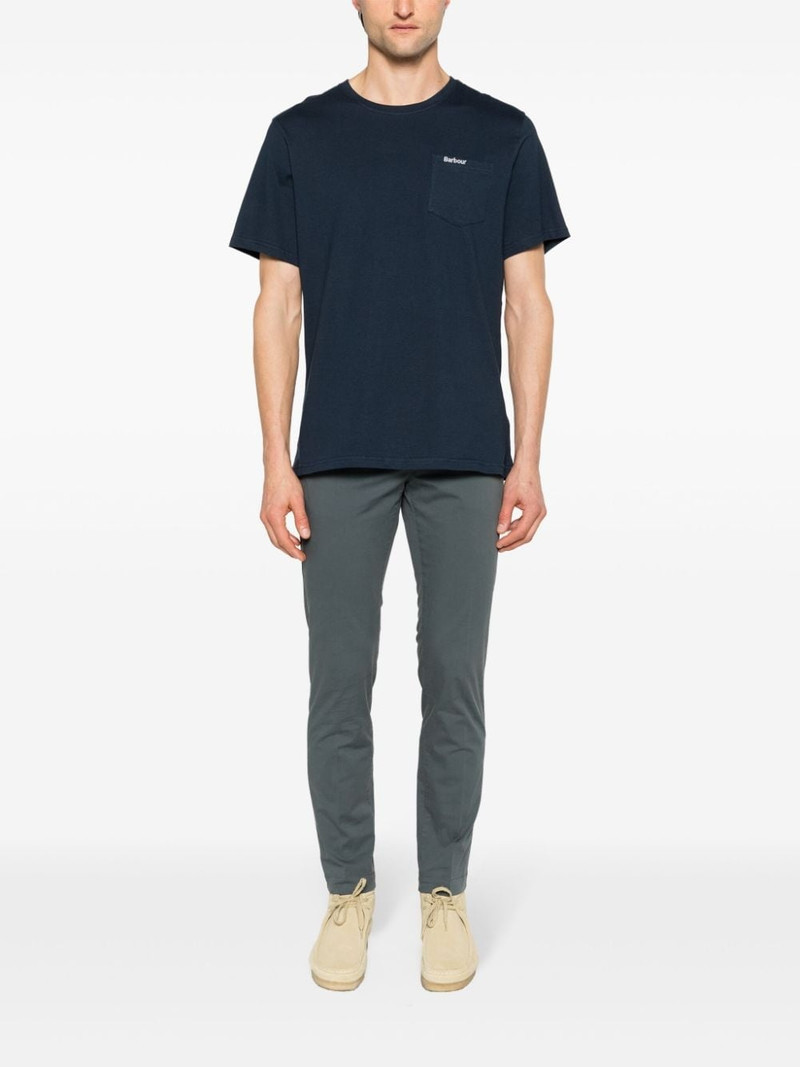 Barbour logo-embroidered cotton T-shirt outlook