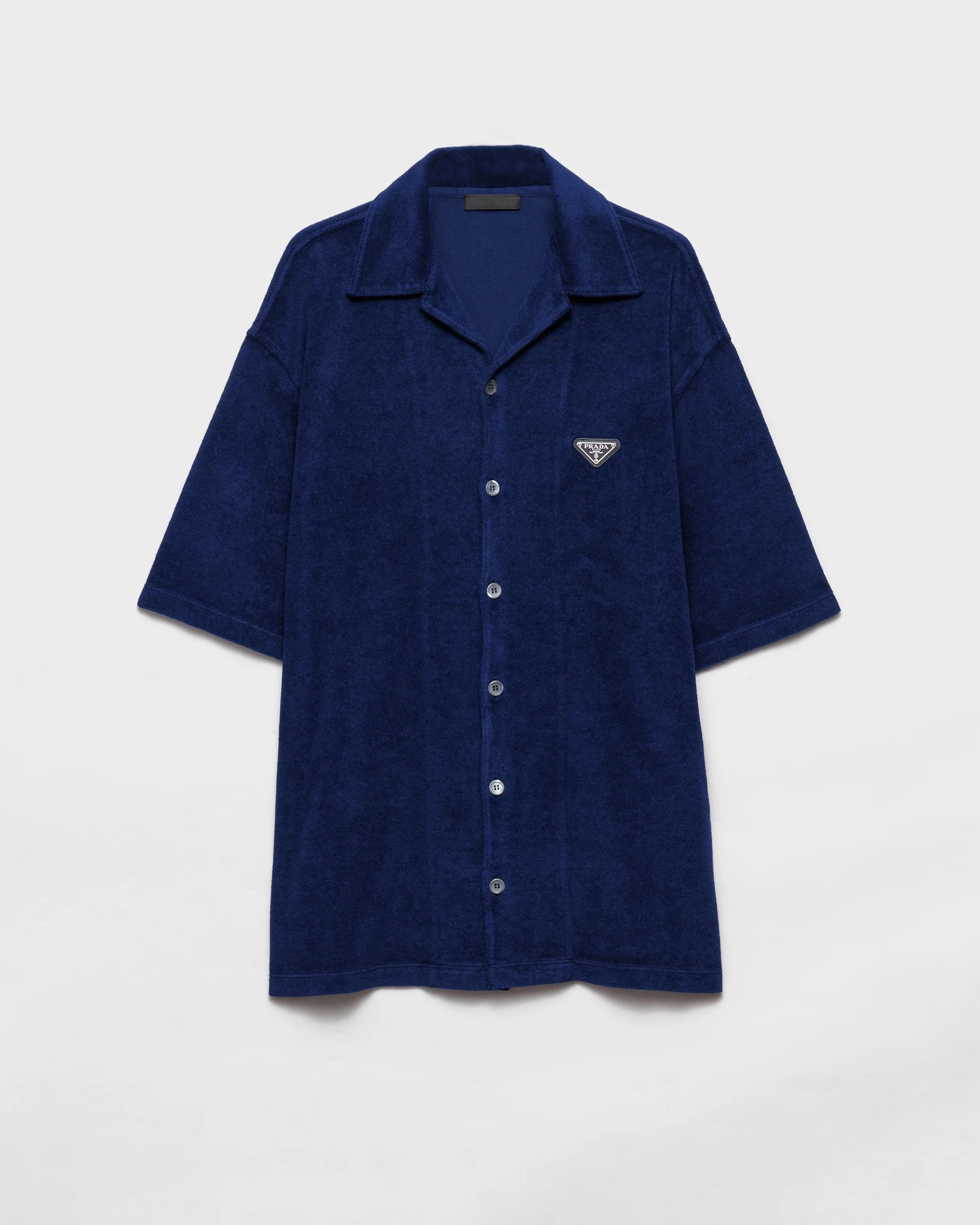 Short-sleeved terry shirt - 1