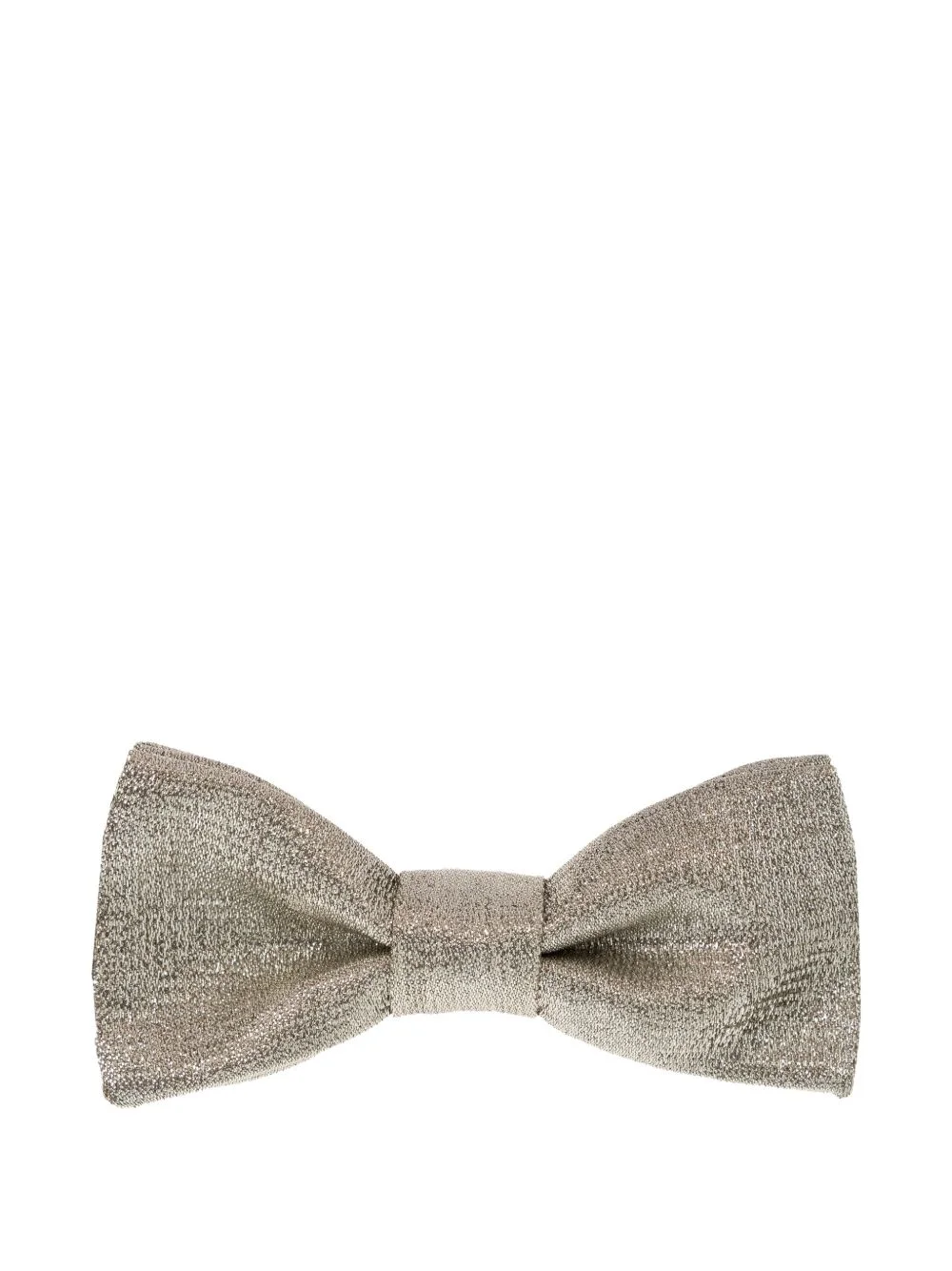 metallic-effect bow tie - 1