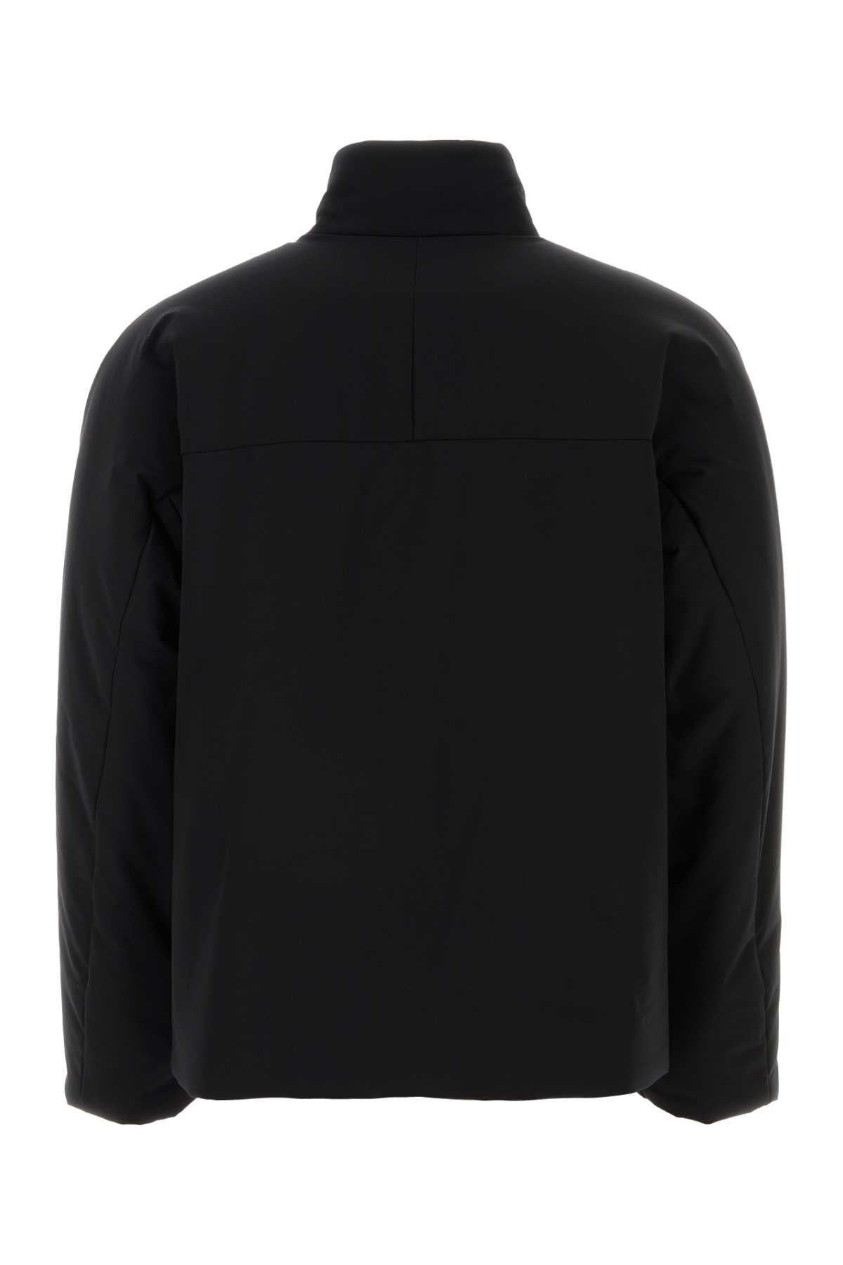 Salvatore Ferragamo Men Black Polyester Padded Jacket - 2