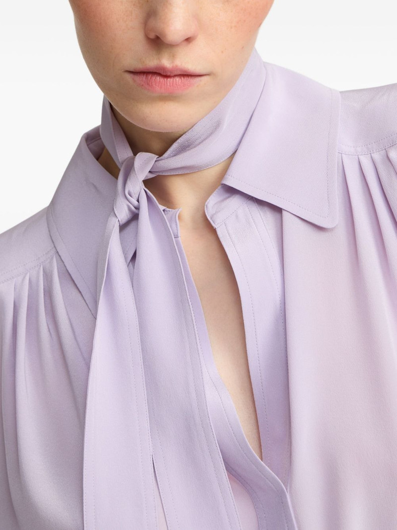 tie-neck blouse 5