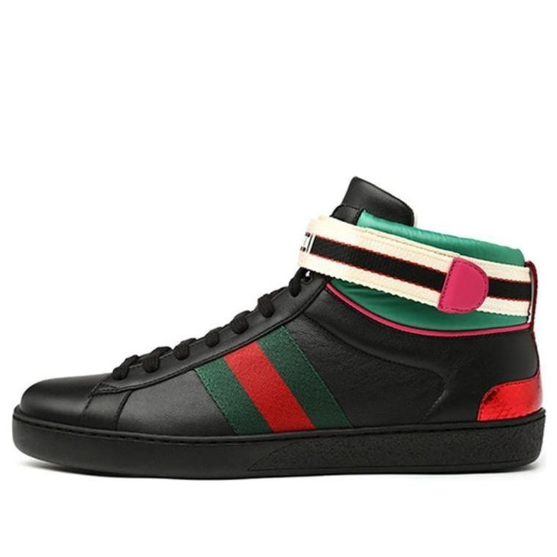 Gucci Ace High 'Black Green Red ' 523472-0FIW0-1079 - 1