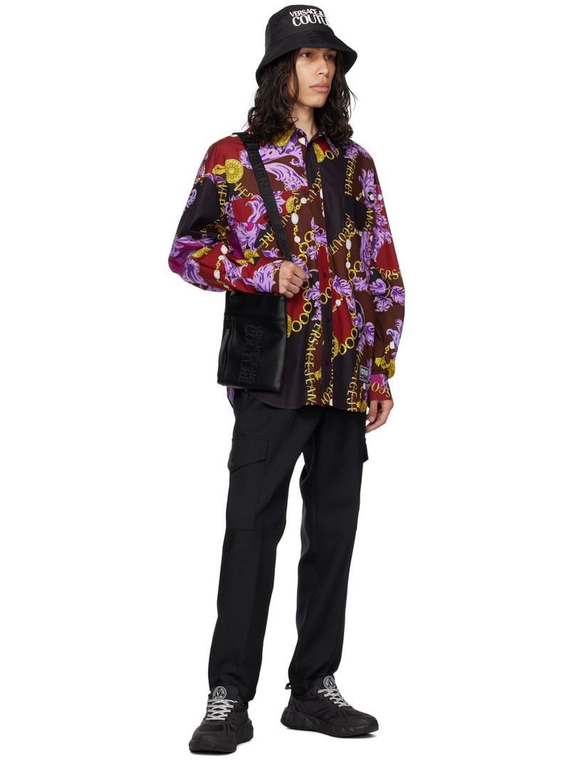 VERSACE JEANS COUTURE Purple Chain Couture Shirt outlook