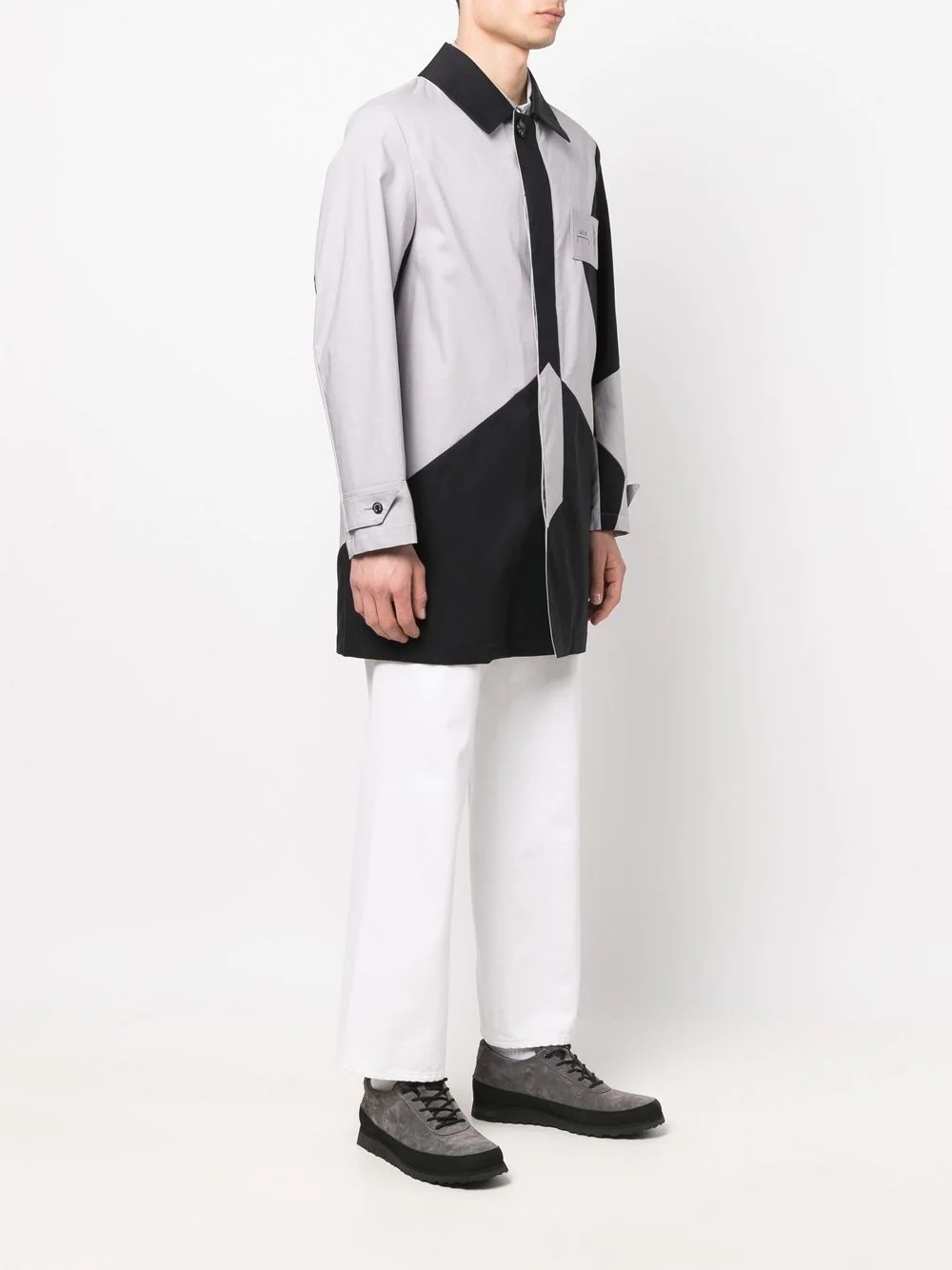 x A-COLD-WALL* two-tone coat - 3